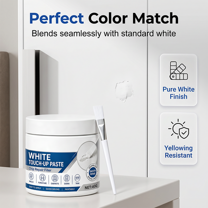 White Furniture Touch-Up Paste with Brush🛒