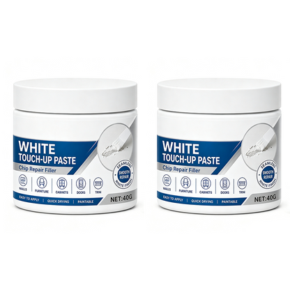 White Furniture Touch-Up Paste with Brush🛒