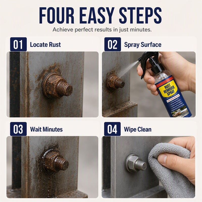 How to use Rust Remover Spray Lubricant